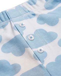 Star & Crown And Cloud Pyjamas - Blue