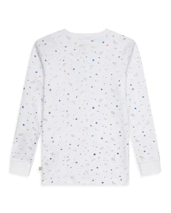 Star & Crown And Cloud Pyjamas - Blue