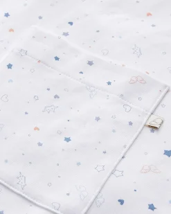 Star & Crown Bathrobe - Blue