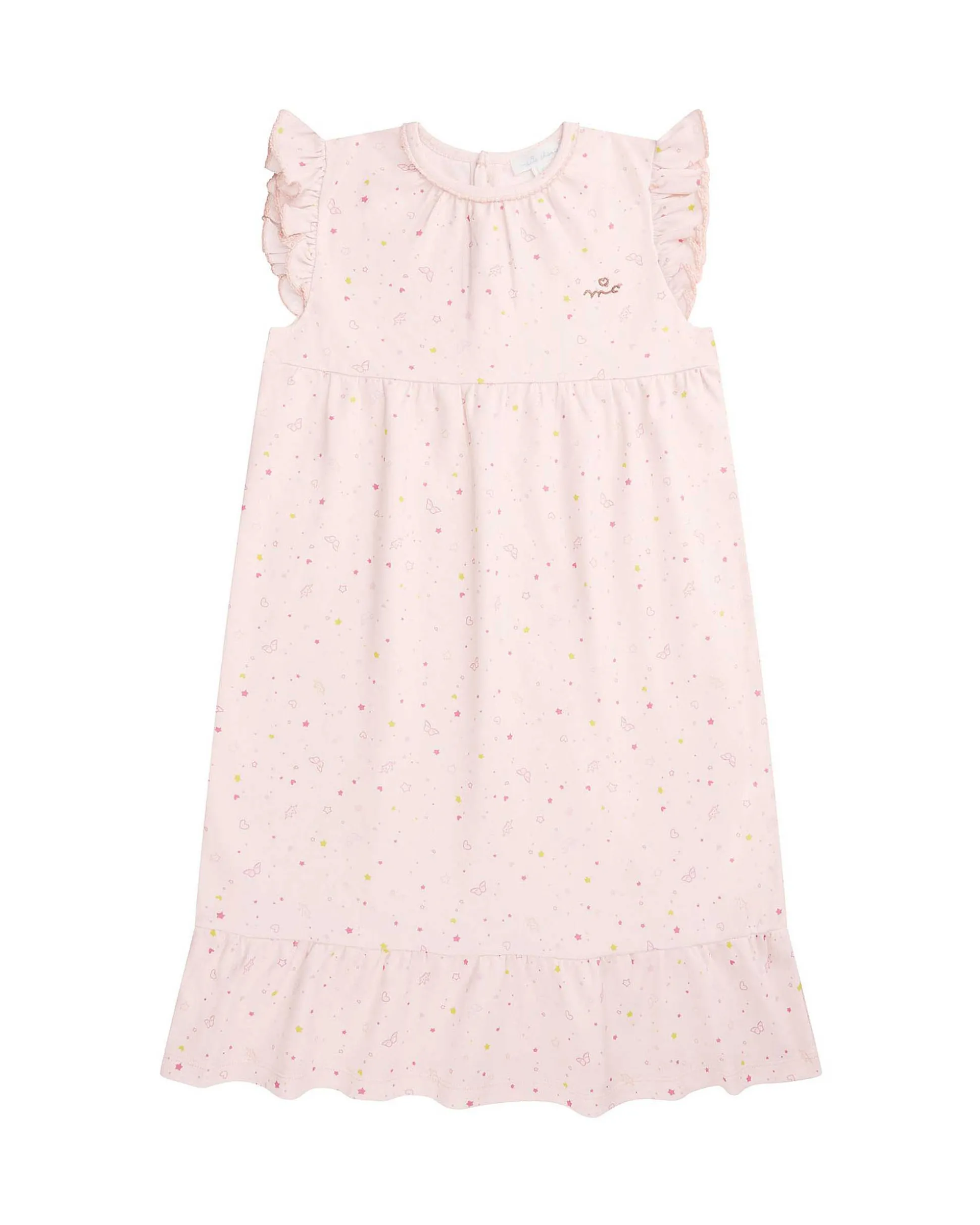 Star & Crown Nightgown - Child Pink