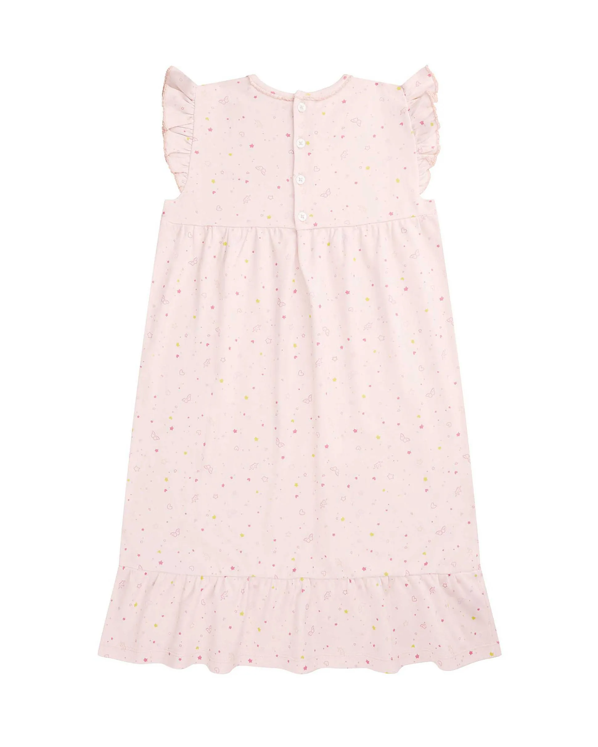 Star & Crown Nightgown - Child Pink