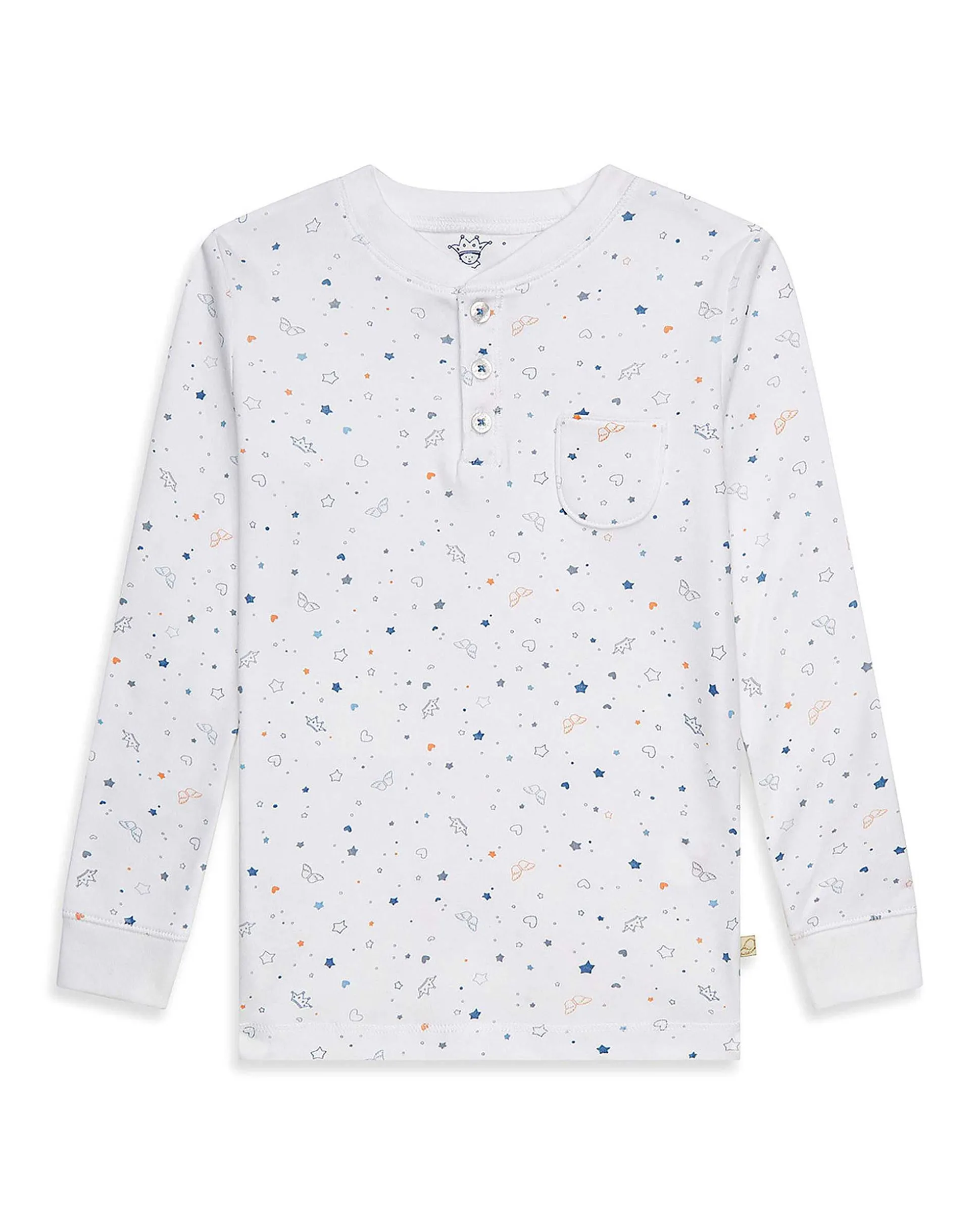 Star & Crown Pyjamas - Child Blue