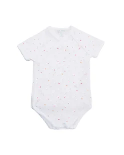 Star & Crown Wrap Onesie - Pink